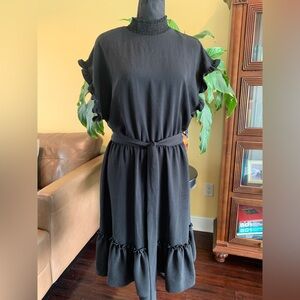 Sam Edelman high neck ruffle dress - Large